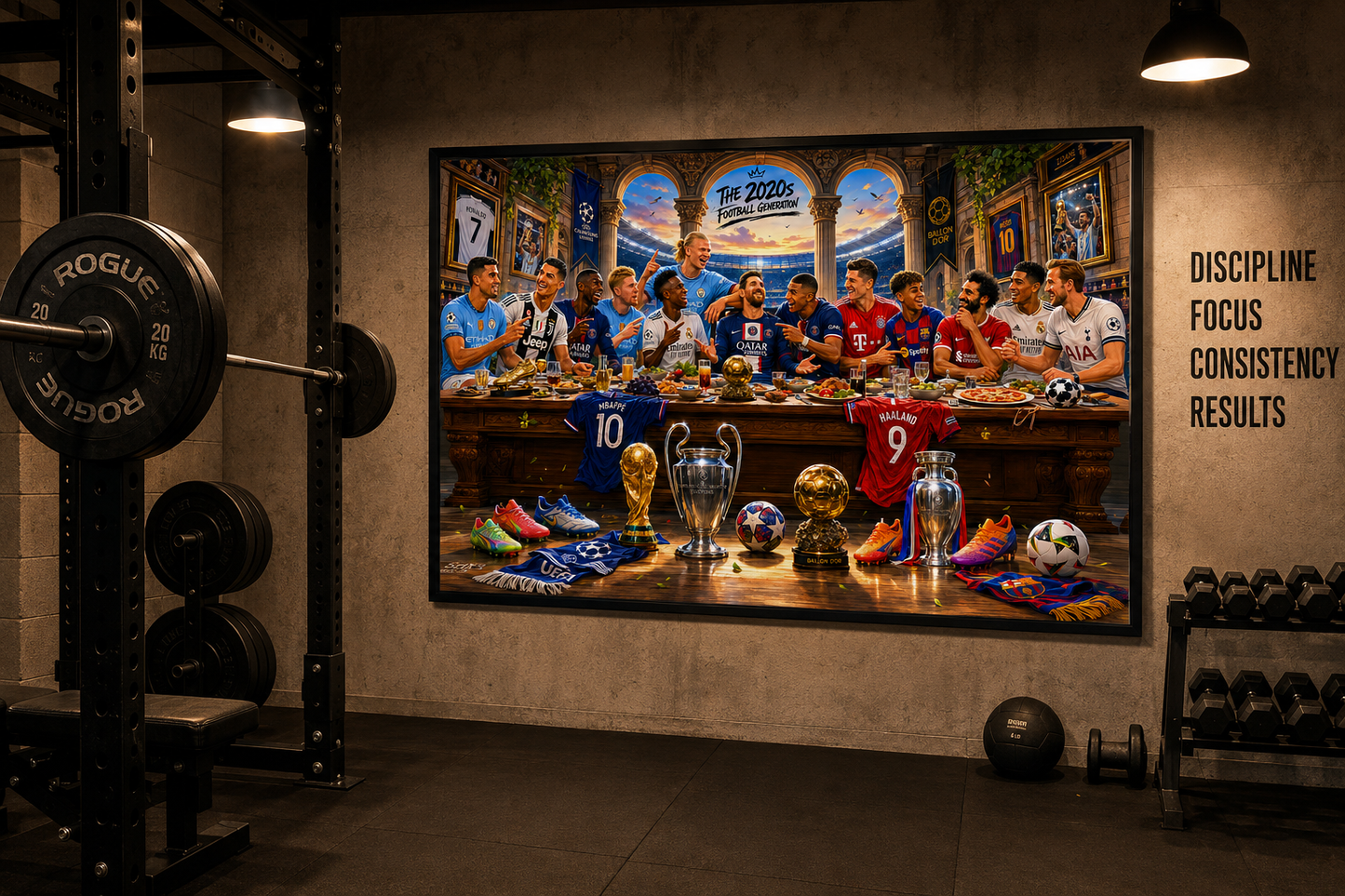 Football 2020's Last Supper Framed