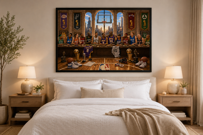 NBA 2000's Last Supper Framed