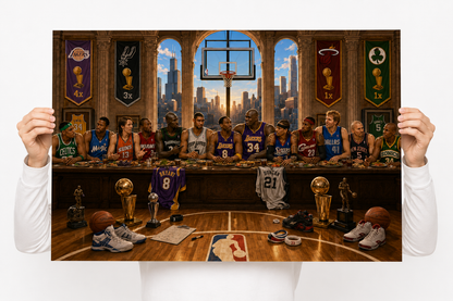 NBA 2000's Last Supper Framed