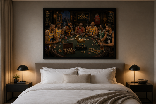 NBA GOAT Table Framed