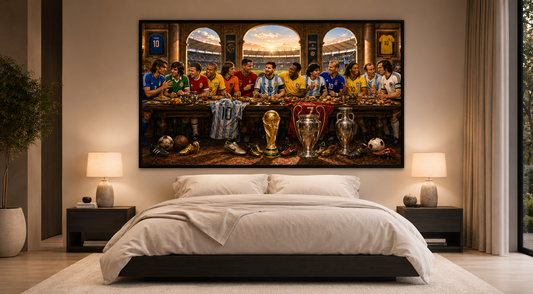 Football GOAT Supper Framed